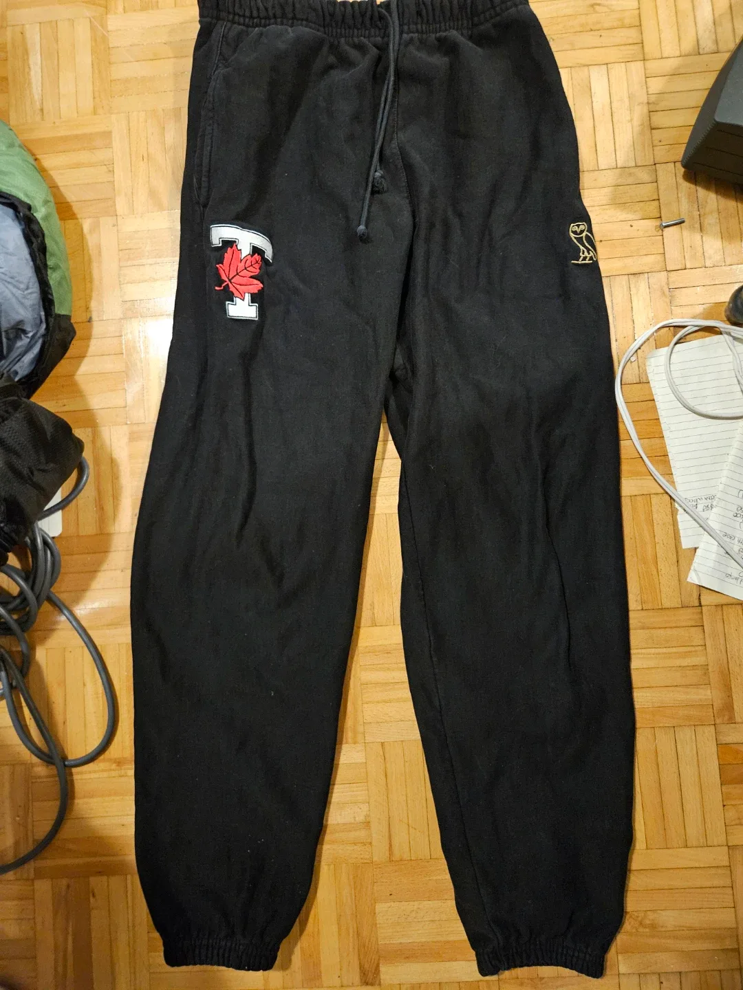October's Very Own (OVO) Black Sweatpants - Size L image indicator(2)