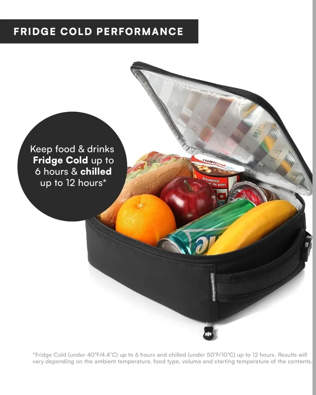 NEW TITAN Upright Artic Zone Expandable Lunch Pack - Black image indicator(3)