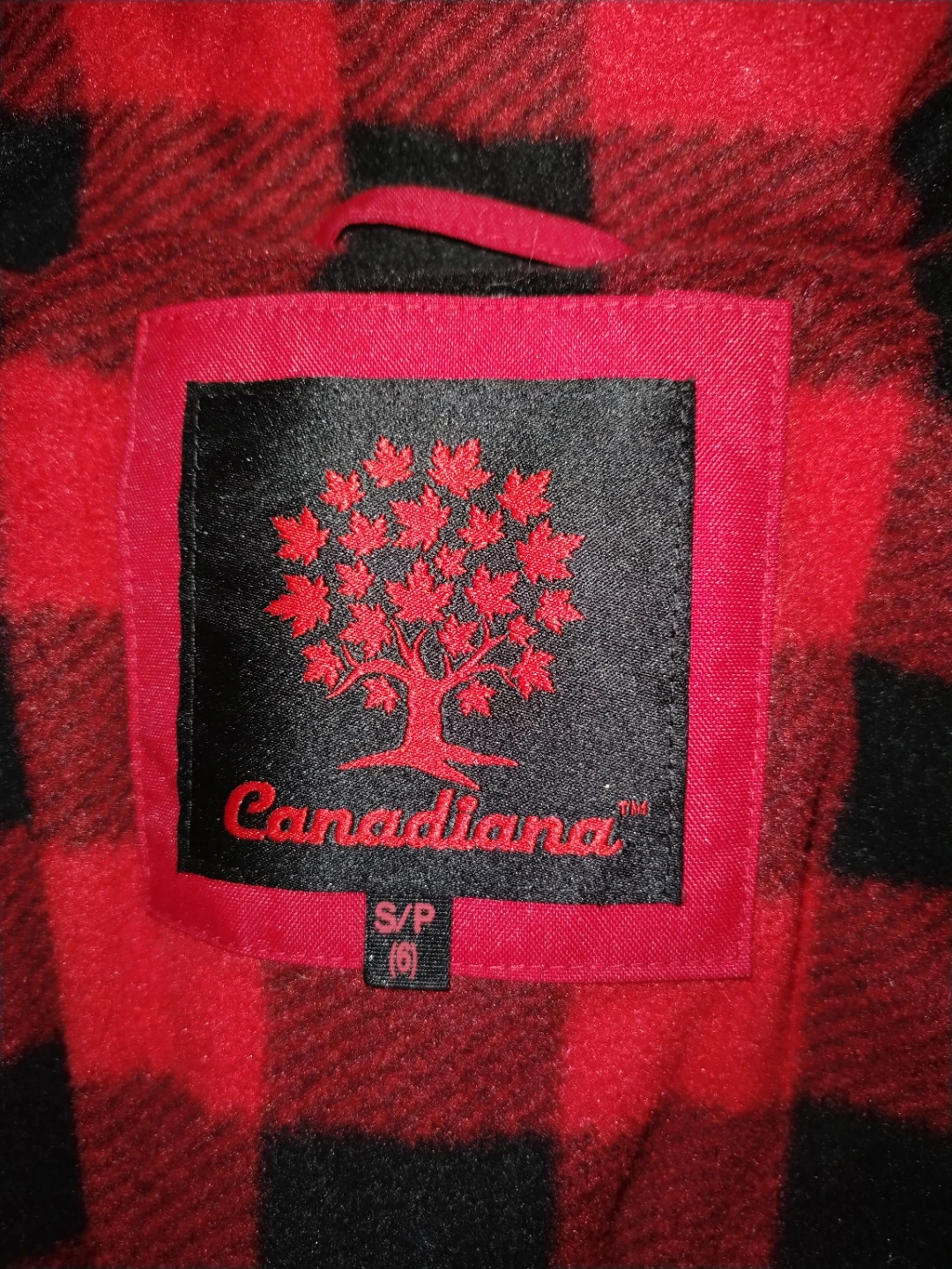 Canadiana Red Winter Parka - Size S - photo 2