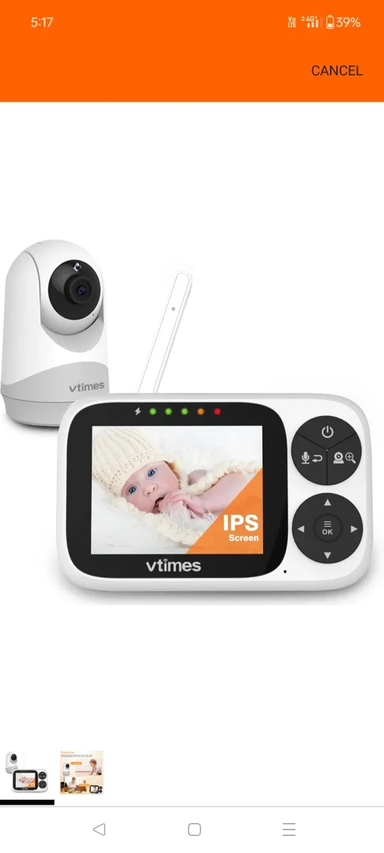 VTimes Baby Monitor with Camera image indicator(4)