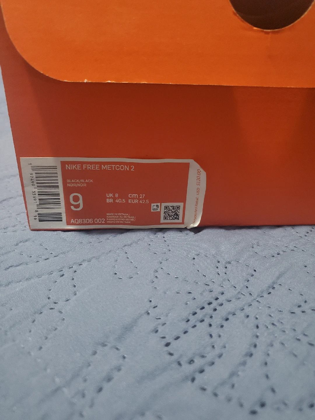 Nike Free Metcon 2 White, Size 9 - photo 2