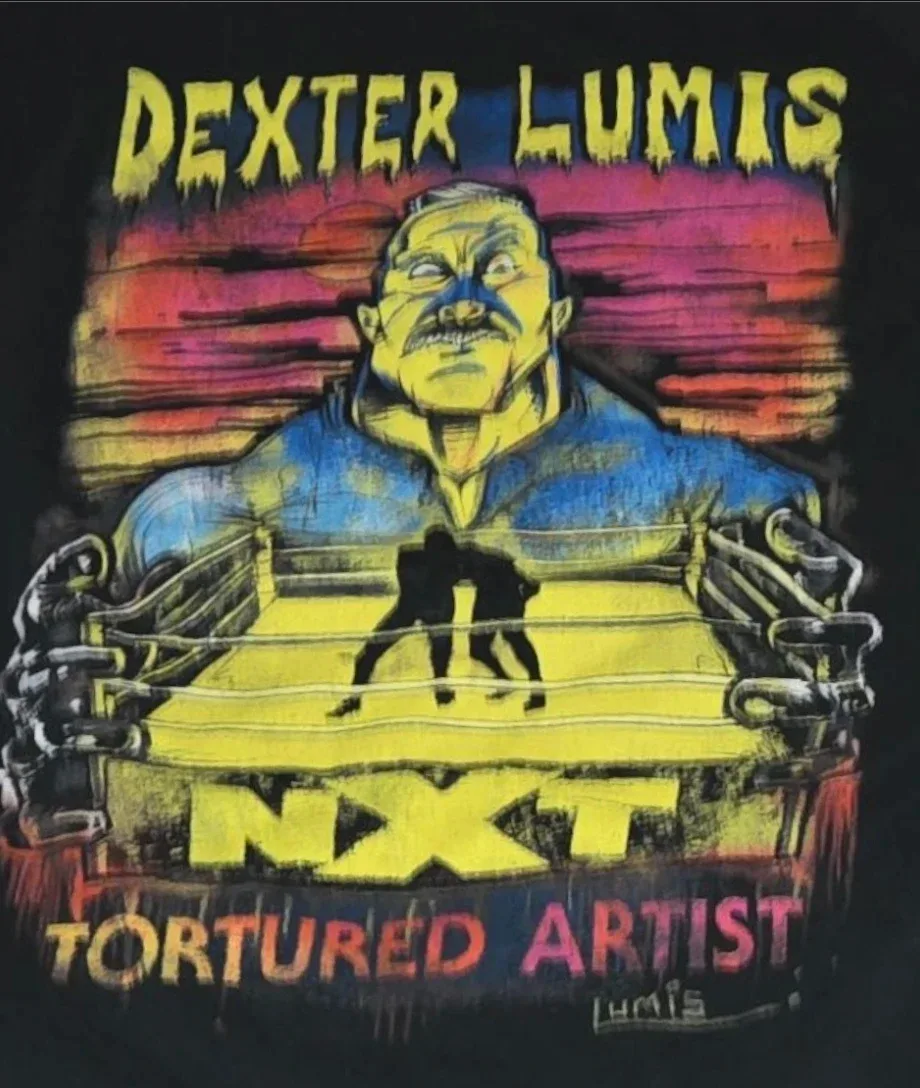 Dexter Lumis NXT Tortured Artist T-Shirt image indicator(2)