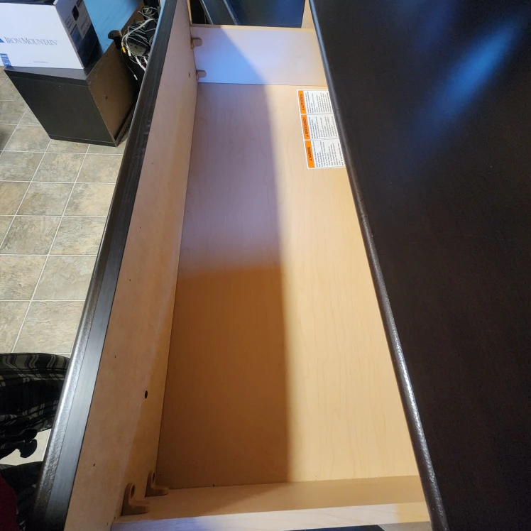 Dark Brown 4-Drawer Dresser - photo 2