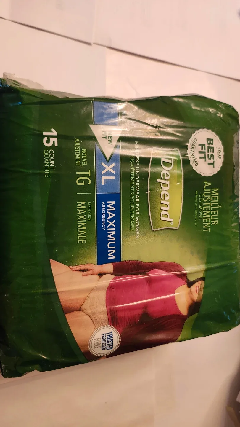 Brand New Depend Fit-Flex Underwear for Women - XL image indicator(2)