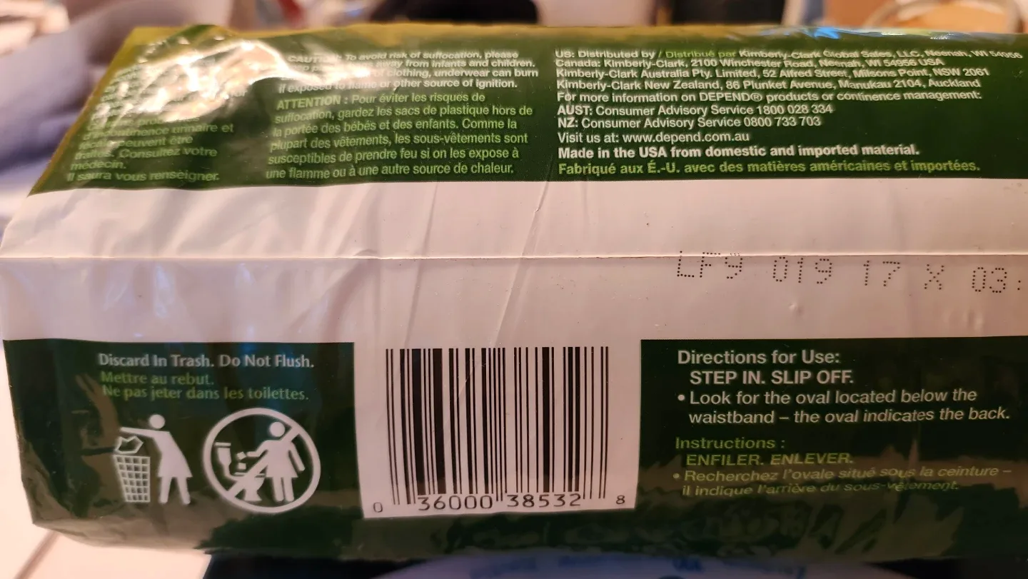 Brand New Depend Fit-Flex Underwear for Women - XL image indicator(3)