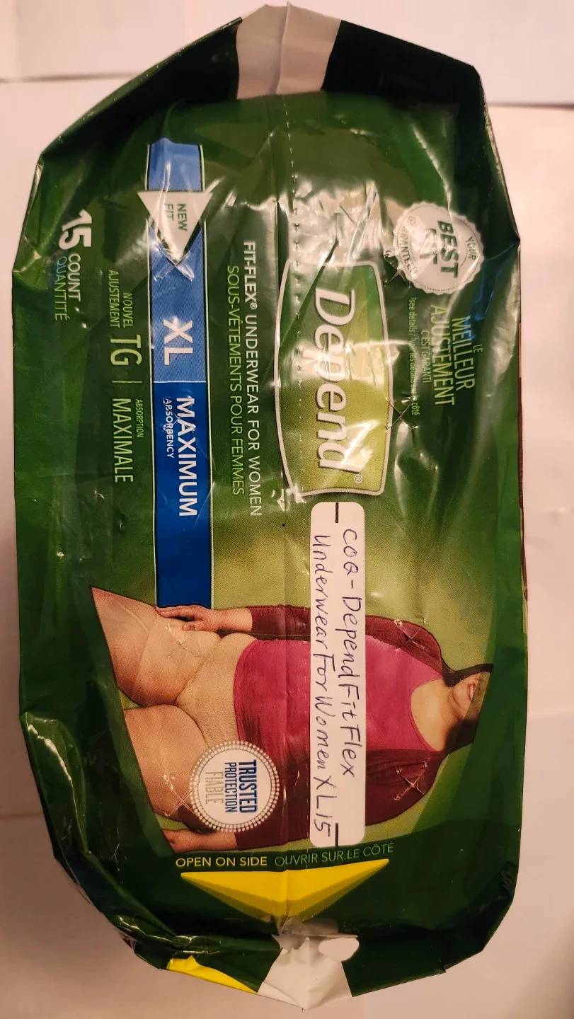 Brand New Depend Fit-Flex Underwear for Women - XL image indicator(5)