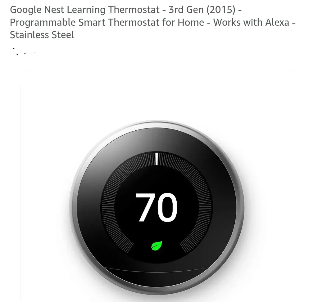 Google Nest Learning Thermostat 3rd Gen image indicator(6)