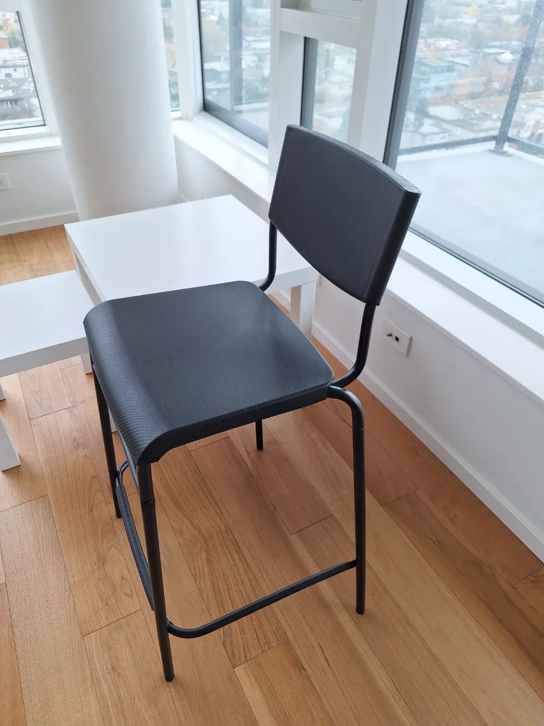 IKEA STIG Bar stool with backrest, counter height image indicator(2)
