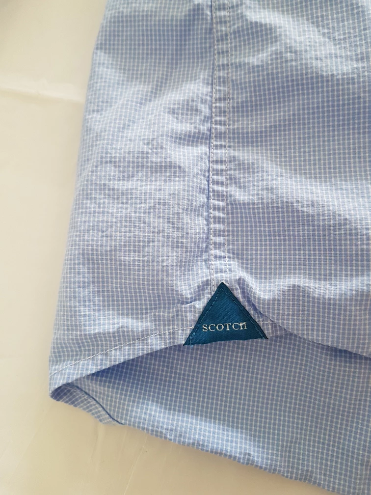 Scotch & Soda Light Blue Button-Down Shirt - Size L - photo 4