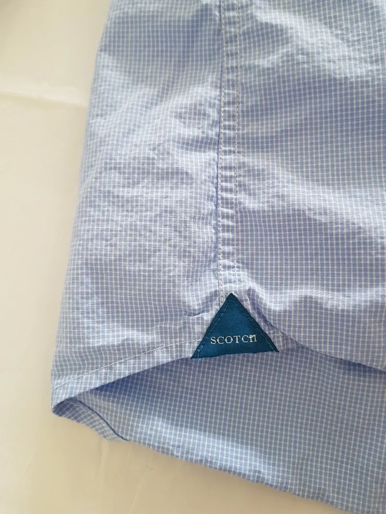 Scotch & Soda Light Blue Button-Down Shirt - Size L image indicator(4)