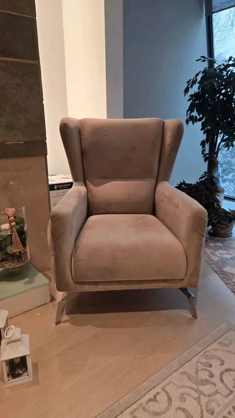 Stylish Grey Sofa and Accent Chair Set image indicator(4)