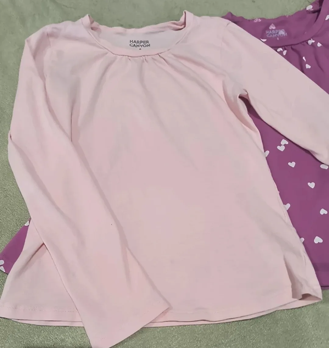 Harper Canyon Girls' Long Sleeve Shirts - Size 8 image indicator(2)