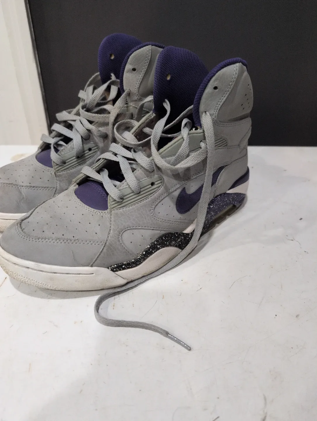 Nike Air Flight Lite High Grey Sneakers