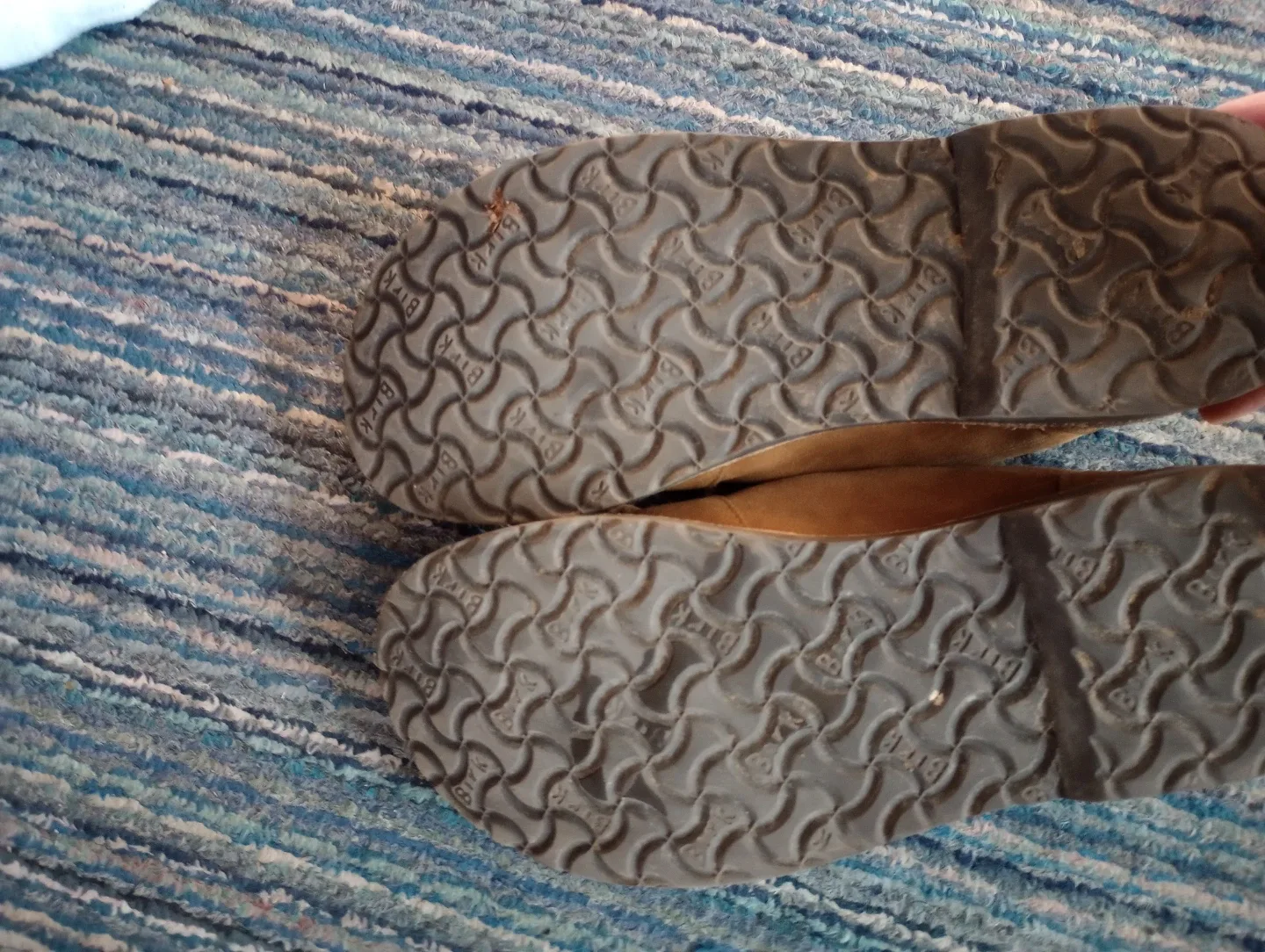 Birkenstock Footprints Brown Suede Shoes Size 44 image indicator(2)