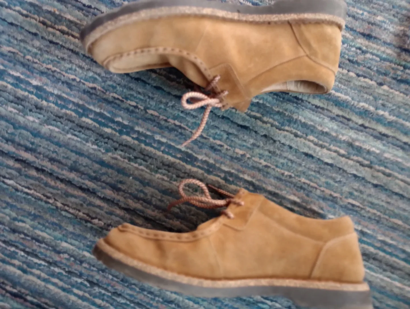 Birkenstock Footprints Brown Suede Shoes Size 44 image indicator(3)