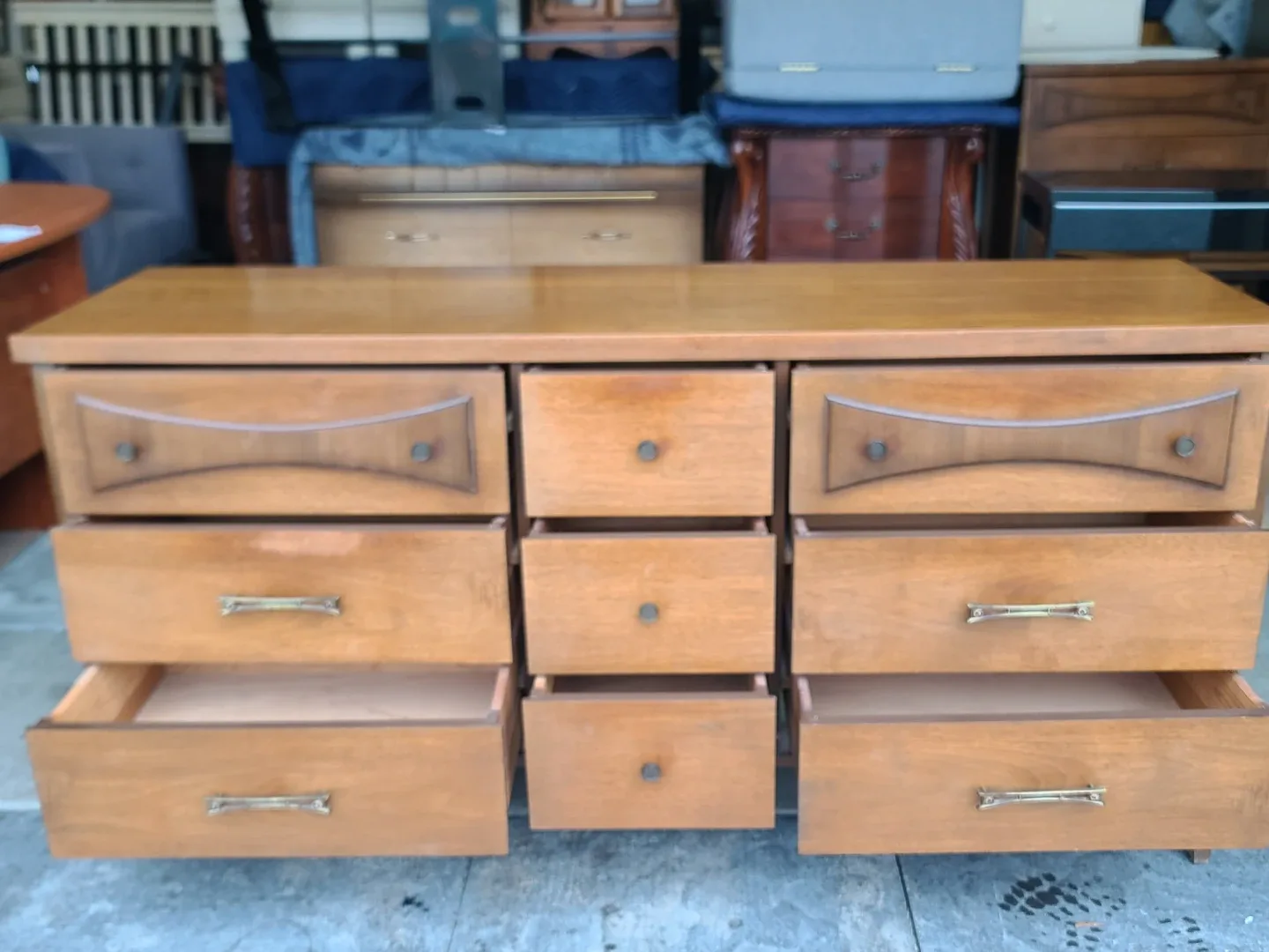 Vintage Wooden Dresser image indicator(2)