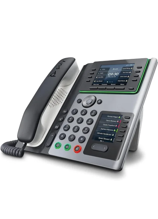 Poly Edge E450 IP Desk Phone (Plantronics + Polycom), Bluetooth