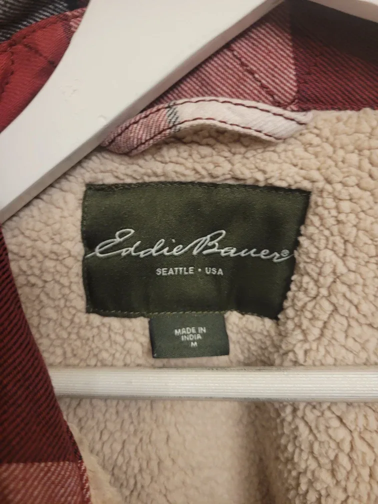 Eddie Bauer Flannel Shirt Jacket - Size M image indicator(2)