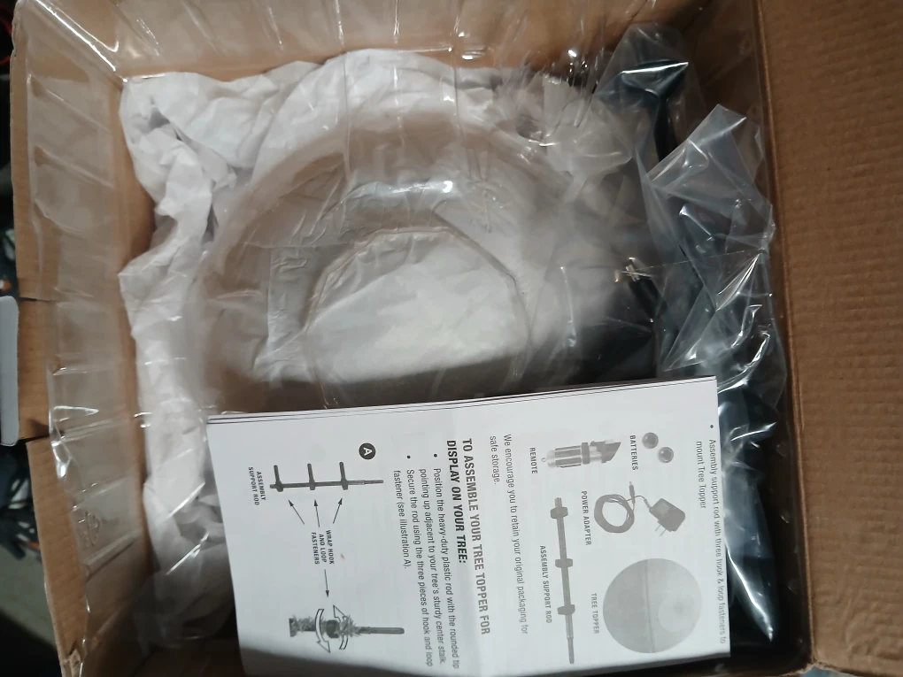 Hallmark Star Wars Death Star Tree Topper - New - photo 3