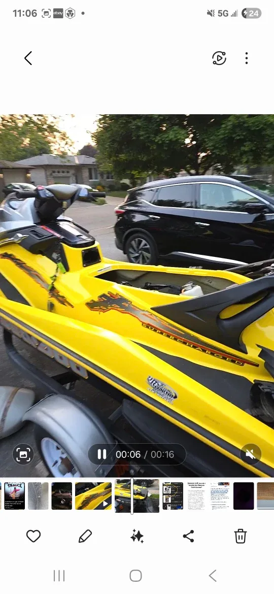 2003 Sea-Doo GTX Supercharged Jet Ski 160hrs image indicator(3)