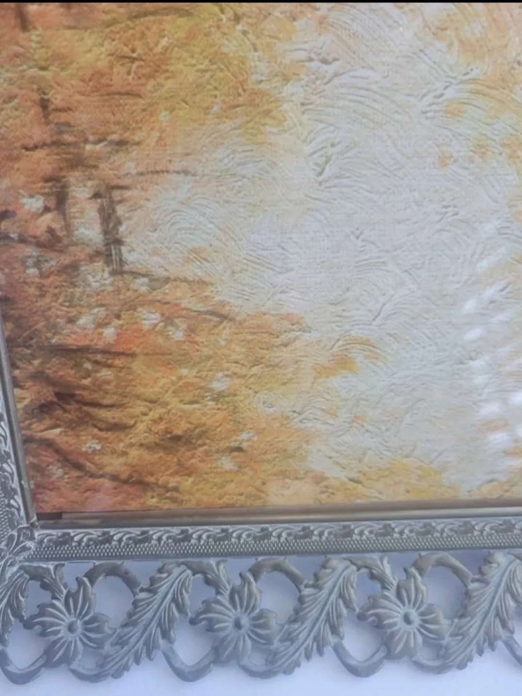 Vintage Gold Filigree Picture Frame image indicator(7)