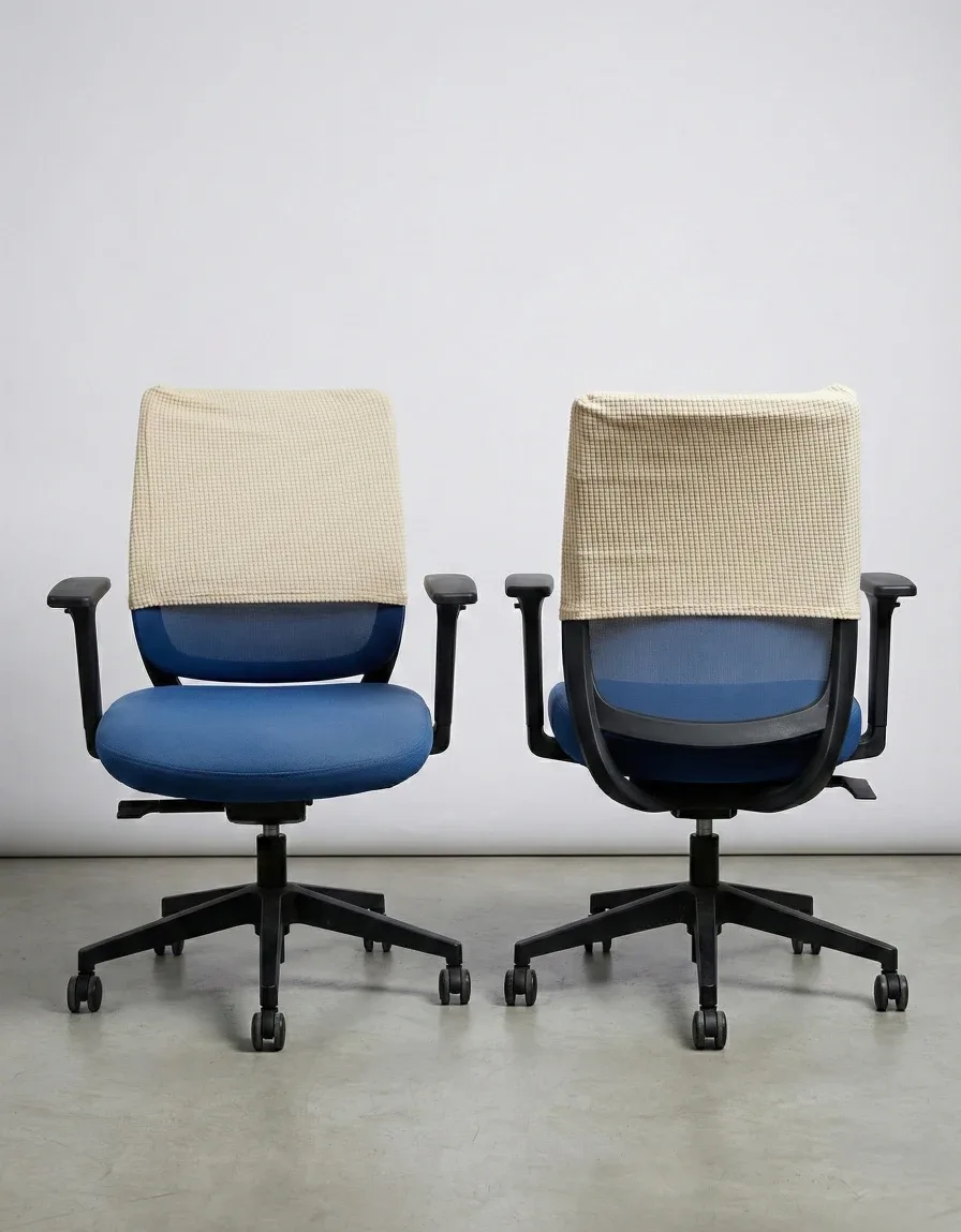 Blue Office Chair with Black Frame