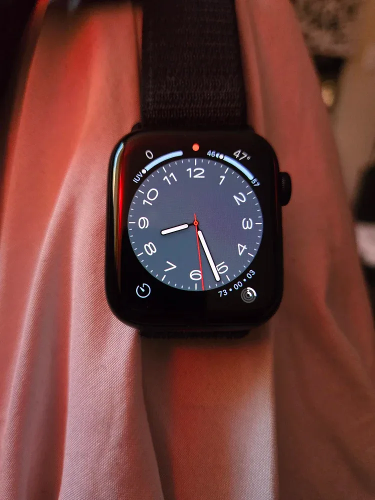 Apple Watch with Black Band
