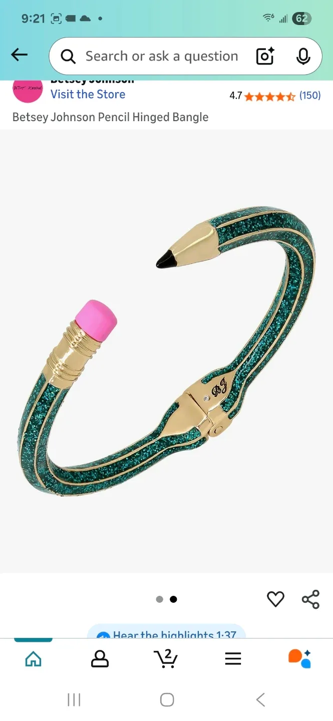 Betsey Johnson Pencil Bangle image indicator(7)