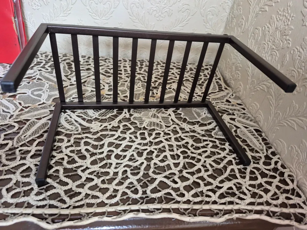 Brown Metal Shelf - 11x6x5 inches image indicator(4)