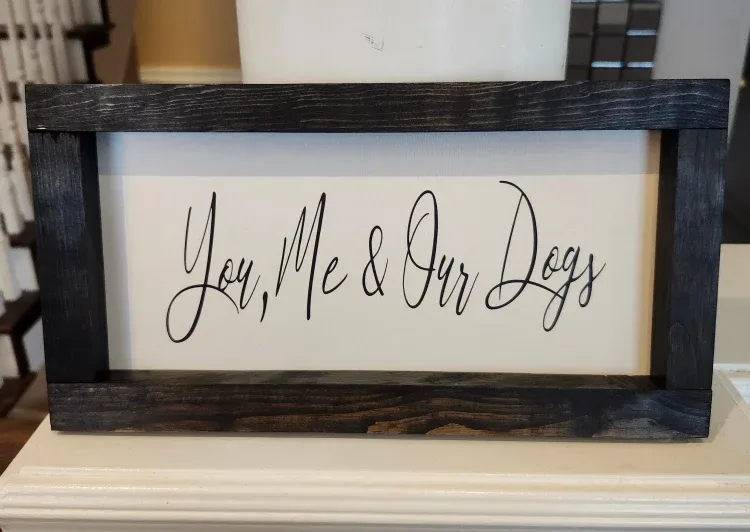 Framed 'You, Me & Our' Sign image indicator(3)