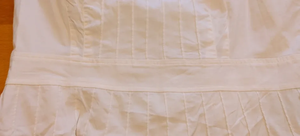 Dressbarn White Dress - Size 16 image indicator(5)