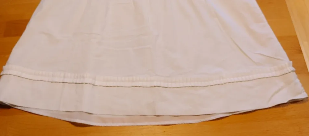 Dressbarn White Dress - Size 16 image indicator(6)