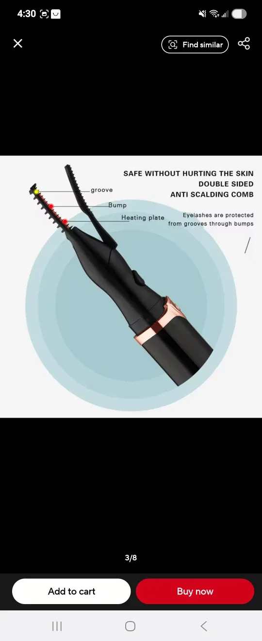 Heated Eyelash Curler image indicator(2)
