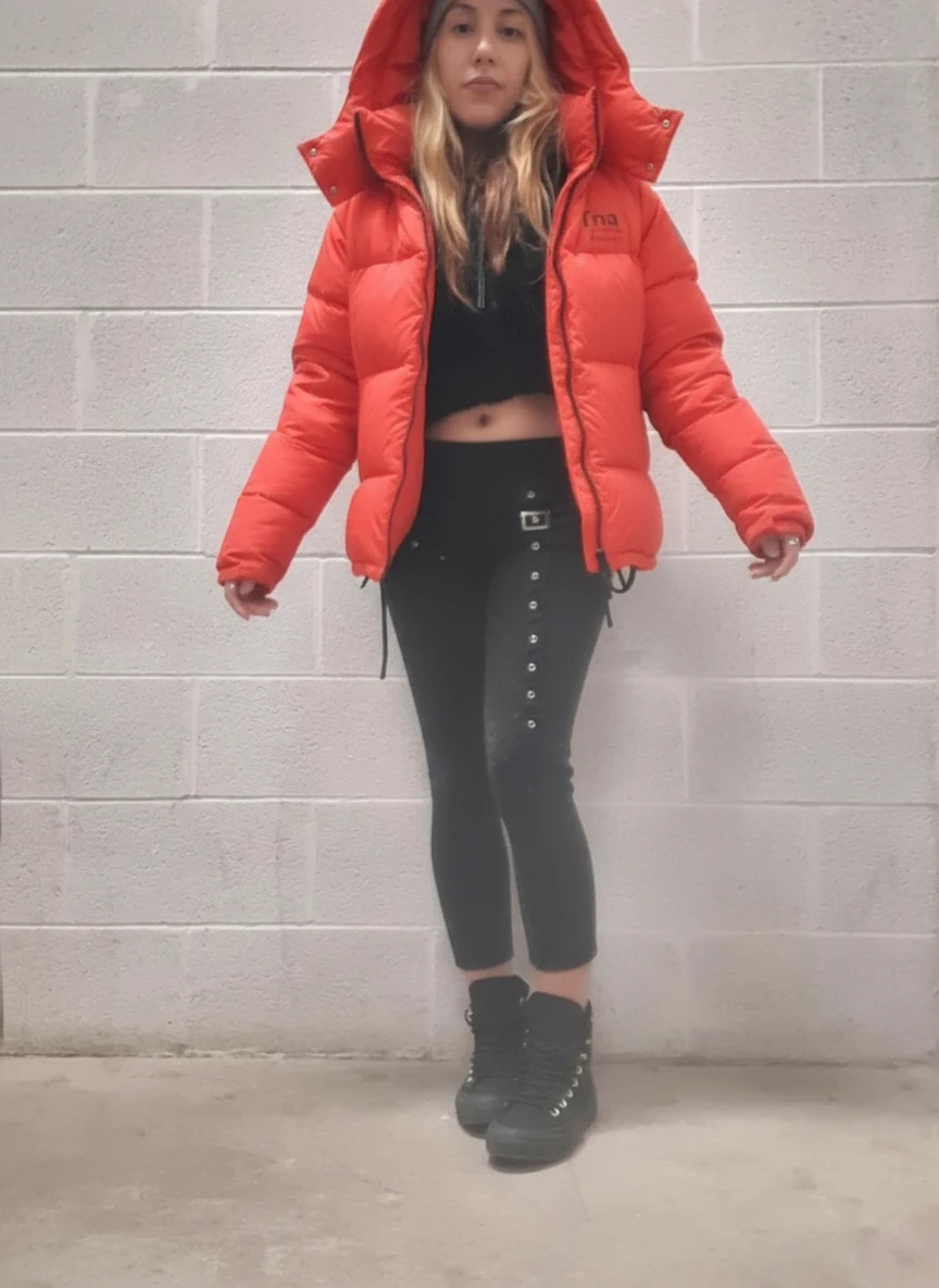 Tna The Super Puff Down Jacket - Red - Size S - photo 2