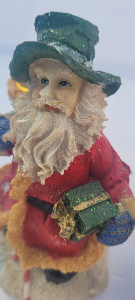 Santa Claus Candle Holder Figurines - photo 3
