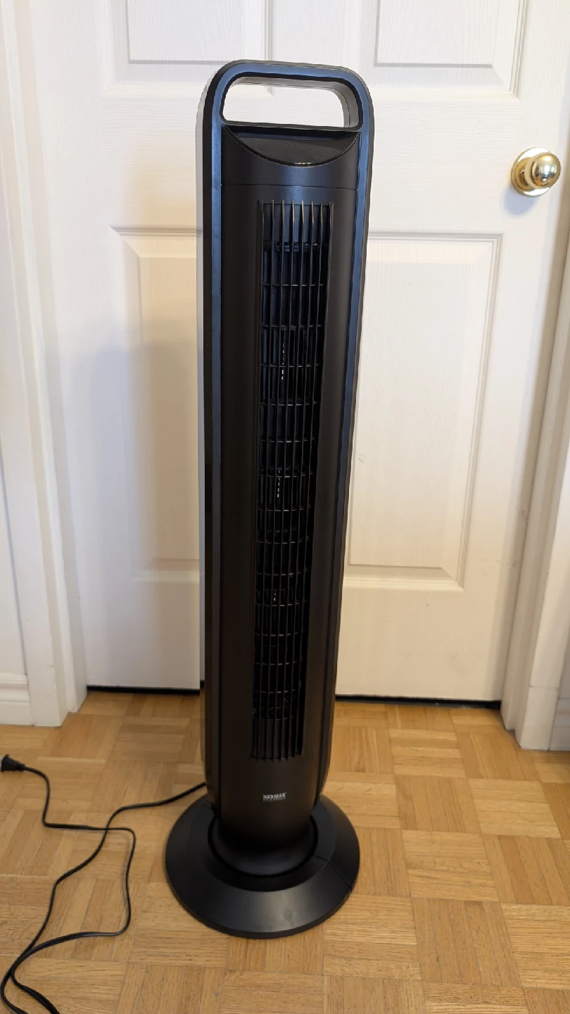 (Used) Seville ultraSlimline Tower Fan with Remote - Black - photo 3