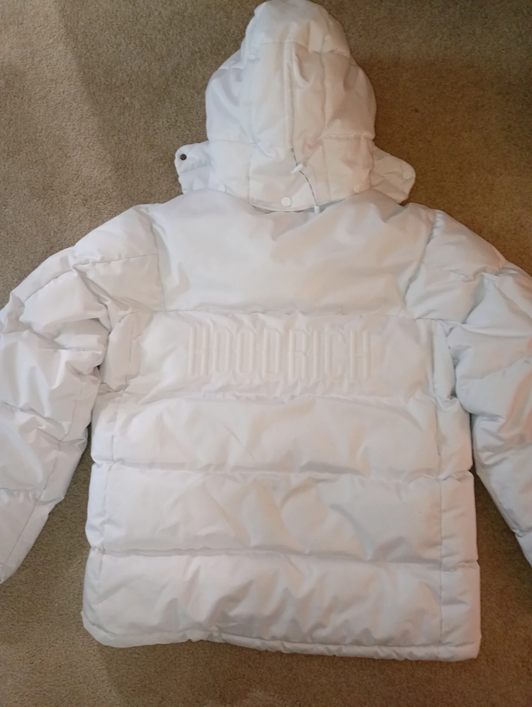 HOODRICH White PHENOM Puffer Jacket - Size L - photo 3
