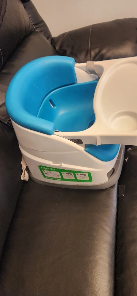Ingenuity Baby Base 2-in-1 Booster Seat - Blue - photo 2
