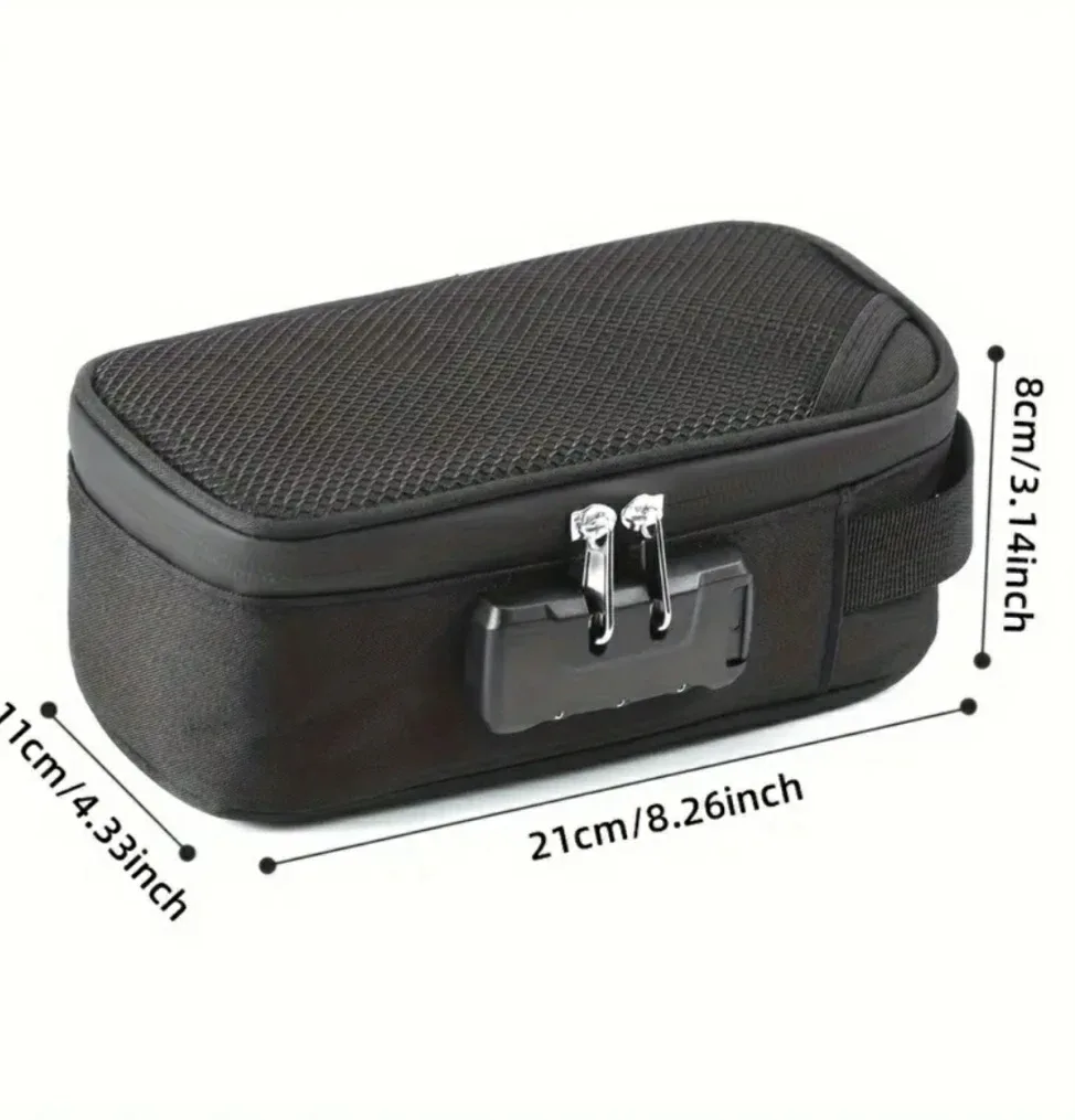 Smell Proof Bag with Lock, Case Containers for Travel image indicator(2)