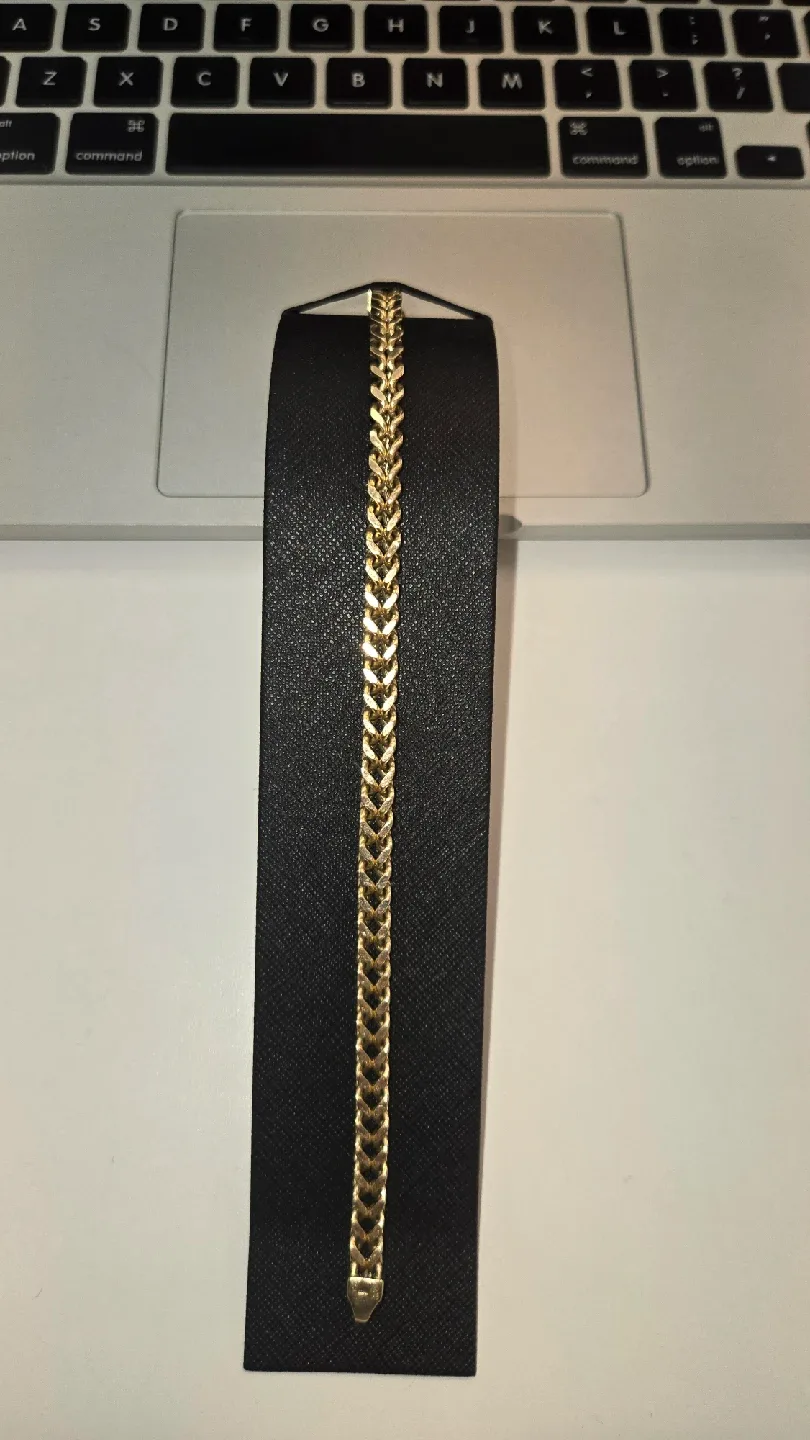 10KT Gold Franco Bracelet