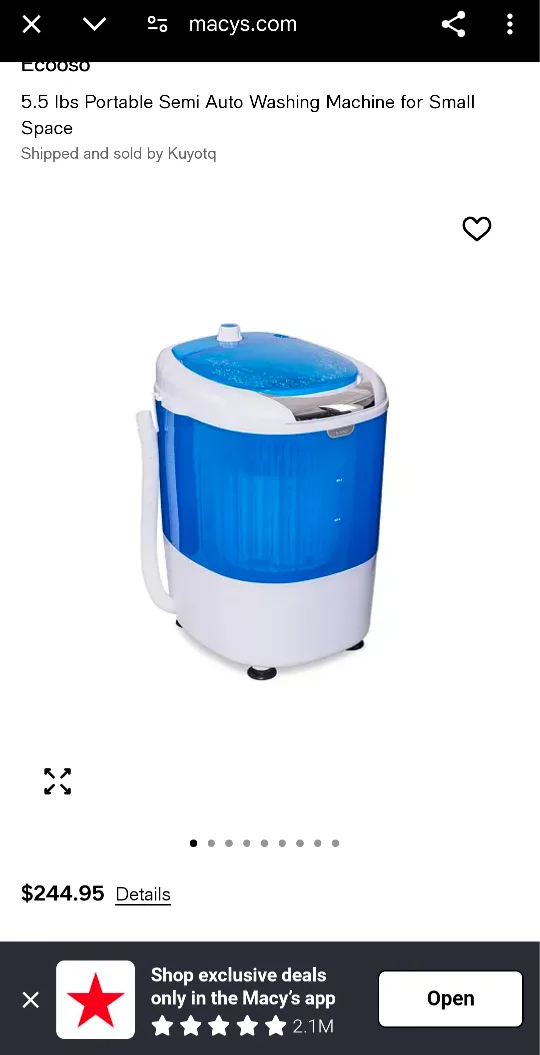 5.5Lbs Semi Auto Portable Washing Machine image indicator(2)