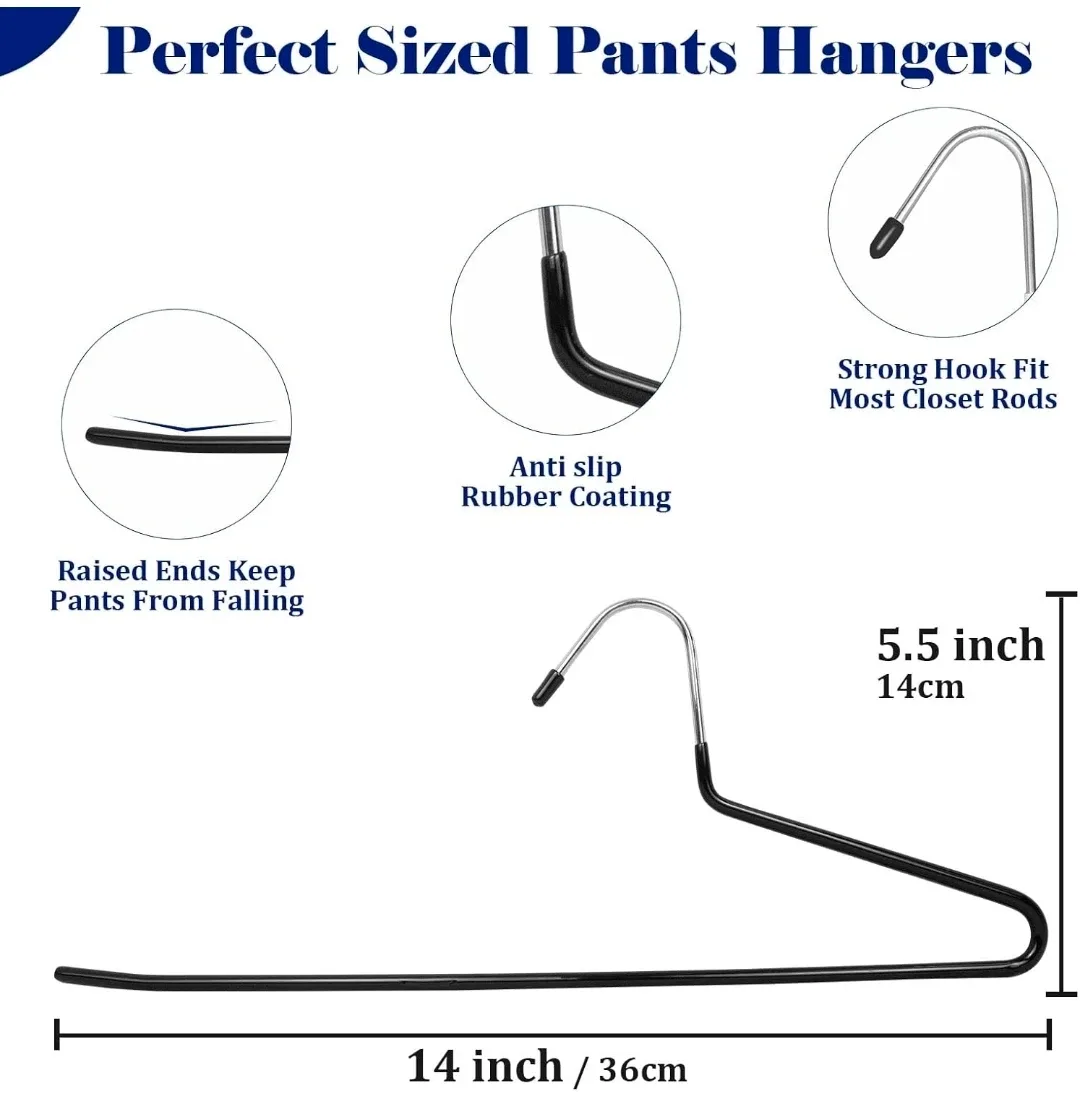 Open Ended Pants Hangers - 20 Pack image indicator(2)