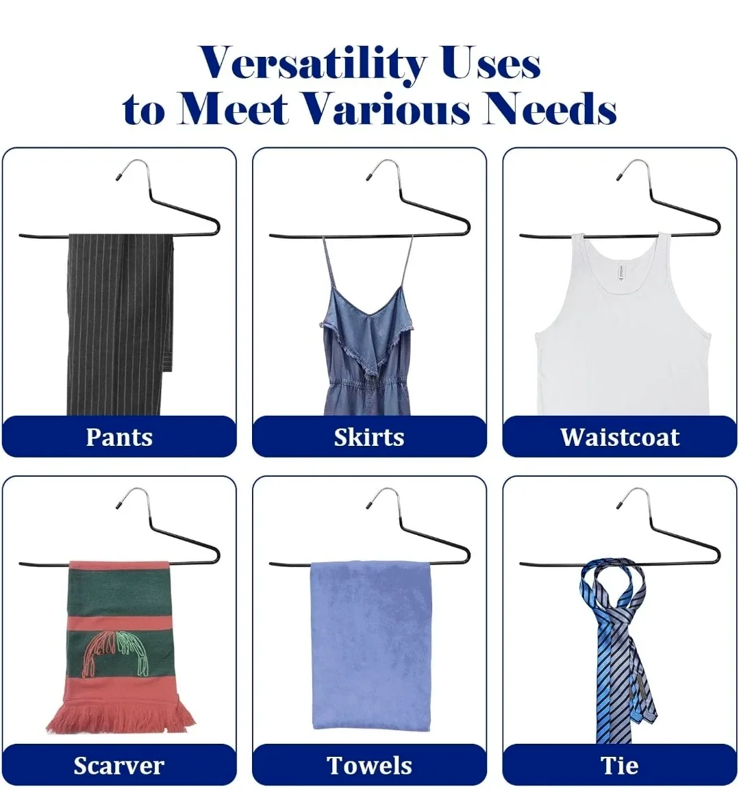 Open Ended Pants Hangers - 20 Pack image indicator(5)