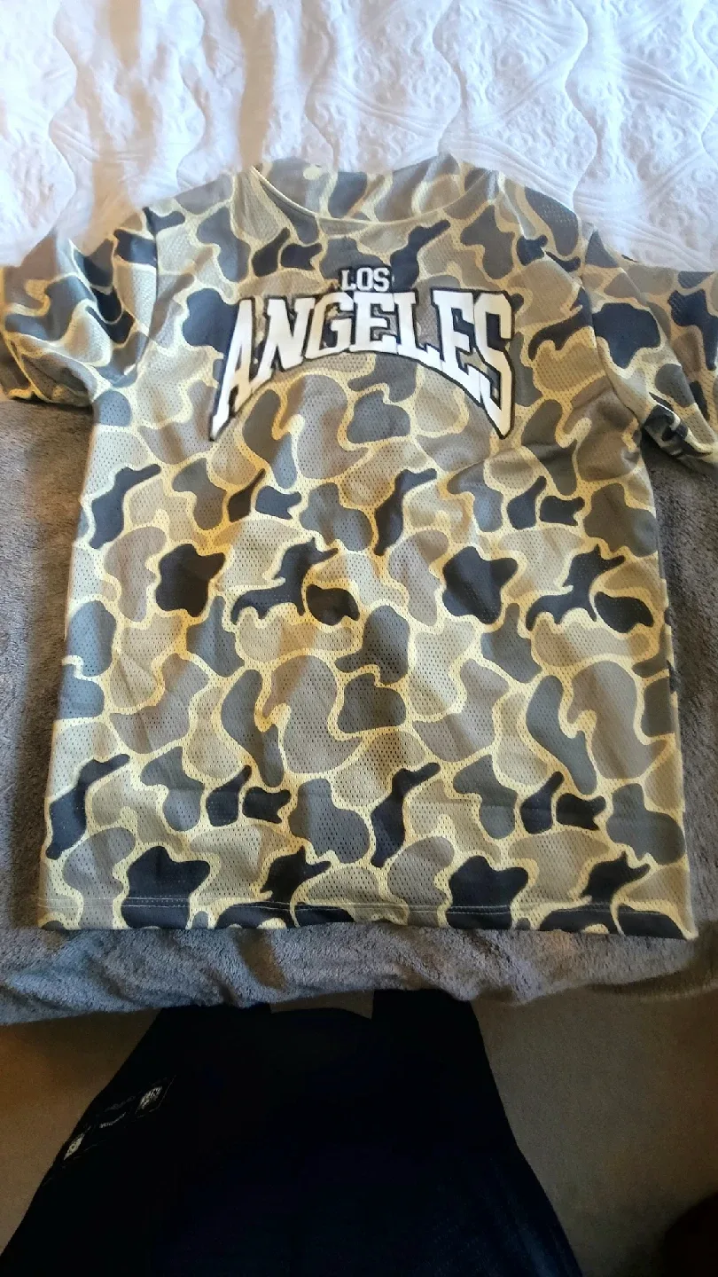 Retrofit Los Angeles Dodgers Camo Baseball Jersey - XL image indicator(2)
