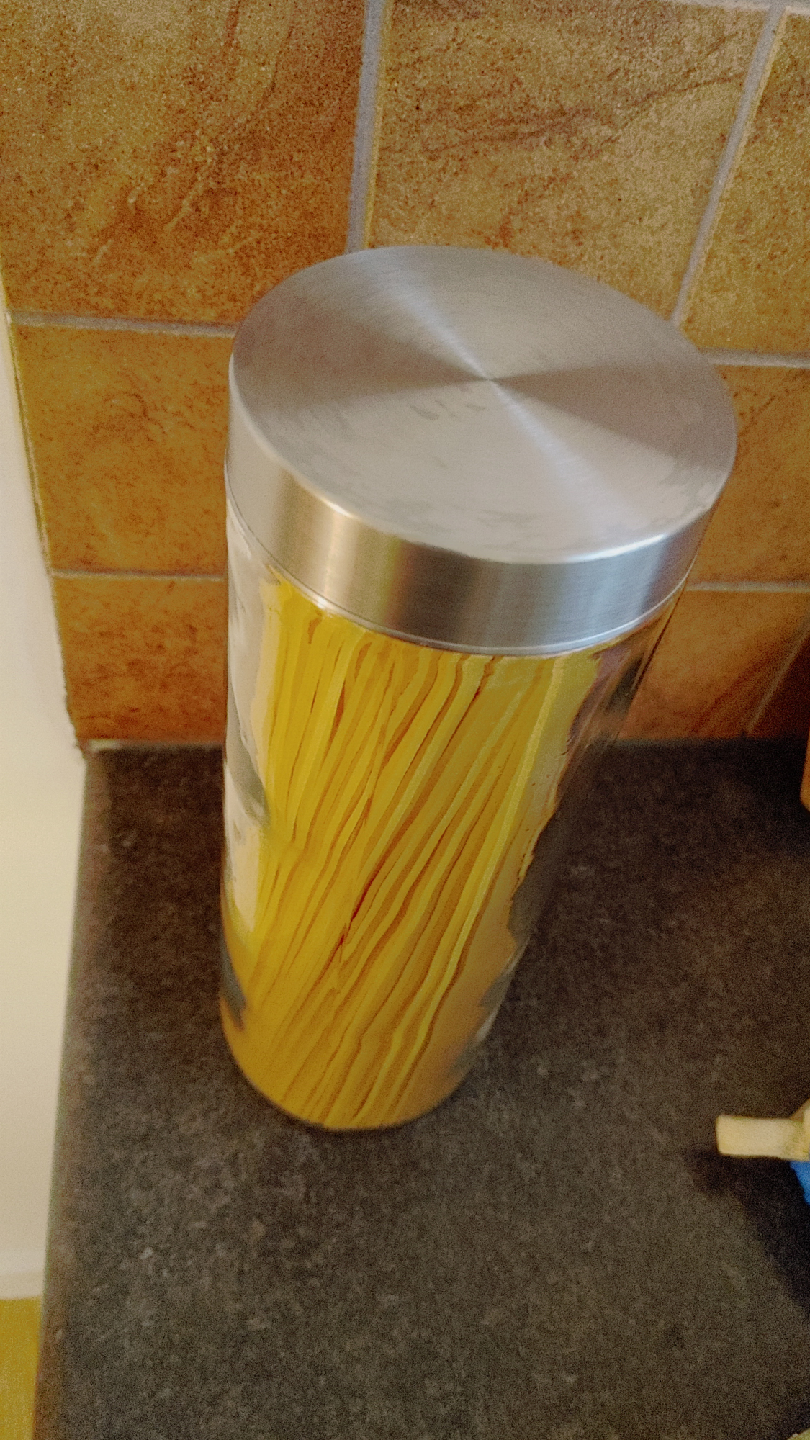 Tall Glass Pasta Storage Container - photo 2