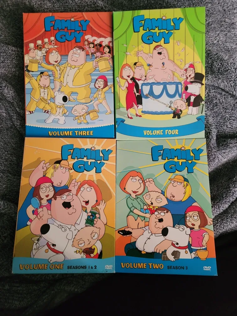 Family Guy DVD Volumes 1-4