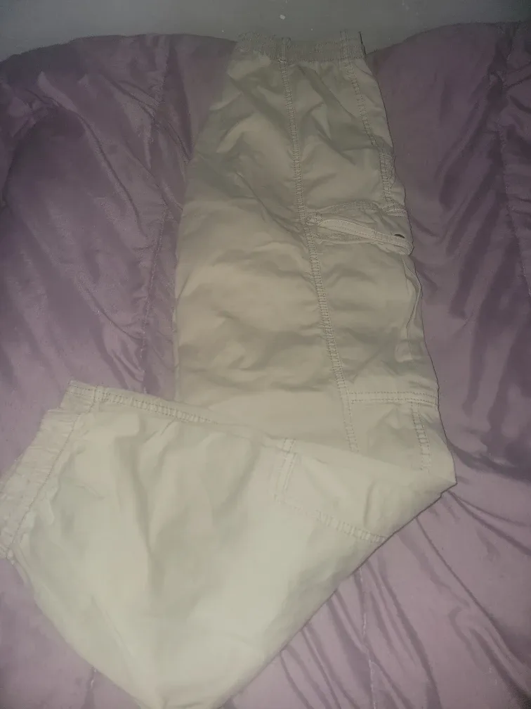 Garage Beige Cargo Pants - Size Small thumbnail