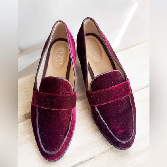 Franco Sarto Velvet Loafers - Size 7.5 bnwt
