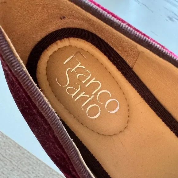 Franco Sarto Velvet Loafers - Size 7.5 bnwt image indicator(3)
