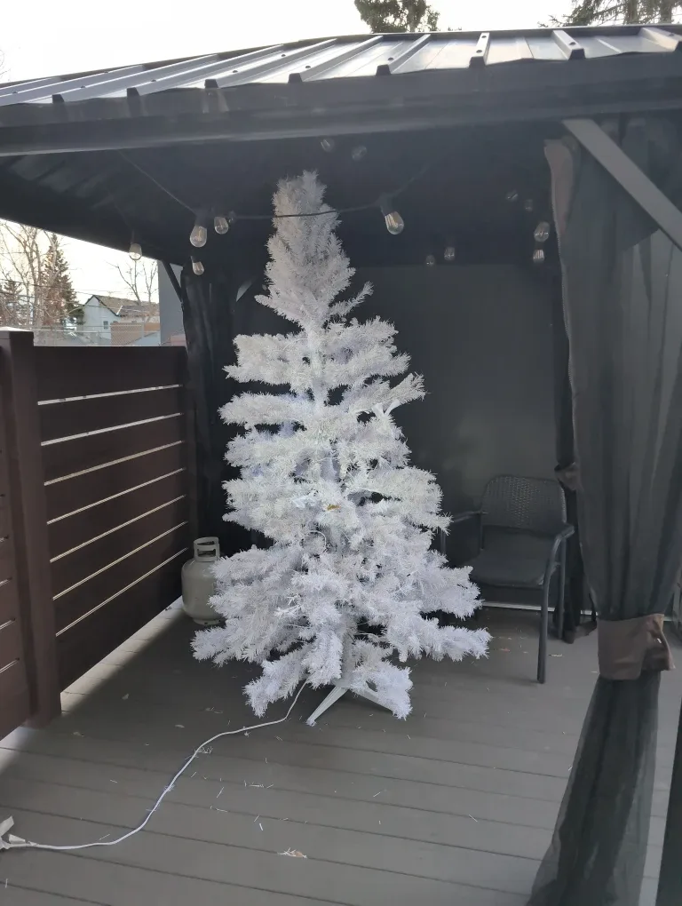 White Artificial Christmas Tree